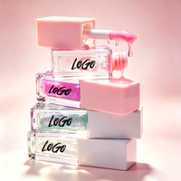 Huile à lèvres scintillante effet refroidissant Marque Blanche, sensation mentholée, brillance intense, hydratante à l'Argan et Noix de Coco, gloss à lèvres en gros