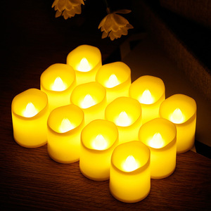 Lãng Mạn Cross-Biên Giới <span class=keywords><strong>LED</strong></span> Nến Điện Tử Ánh Sáng Sóng Mô Phỏng Ấm Nhựa Ánh Sáng Ban Đêm Cho Nhà Sinh Nhật Bên Di Chuyển Bấc - Product Image 1