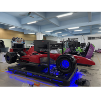 Simulateur de course VR 9D en intérieur, 3 écrans, jeux de course pour la maison ou l'école, jeux d'arcade amusants