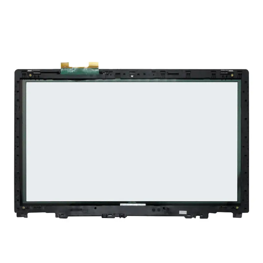 नई मूल 15.6 "टच स्क्रीन सामने कांच Digitizer + Bezel Lenovo IdeaPad U530 20289 लैपटॉप के लिए की जगह