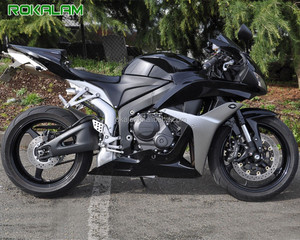 ชุดหลังการขายสีเงินดำตัวถังสำหรับ <span class=keywords><strong>Honda</strong></span> CBR600RR F5 <span class=keywords><strong>2007</strong></span> 2008 CBR600 CBR 600RR 07 08 - Product Image 1