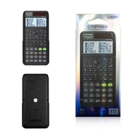 Calculatrice scientifique CTIFREE FC-991 ES Plus avec fonction calendrier, affichage 12 chiffres, alimentation par pile bouton, en plastique ABS, certifiée CE