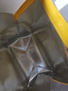 Sac isotherme personnalisé en tissu non tissé pour courses, capacité 15L/20L/30L, sac isotherme pour restaurant et café à emporter, avec motif lettre - Product Image 2