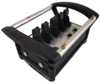 Control Remoto para Excavadora con 5 Palancas y 5 Botones, Resistente al Agua IP68, Alcance de 500m, Batería Recargable
