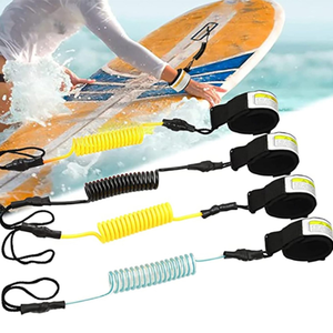 Laisse de <span class=keywords><strong>surf</strong></span> en PVC écologique de haute qualité de 3 m avec attache rapide pour aile de kitesurf et planche de paddle SUP - Product Image 1