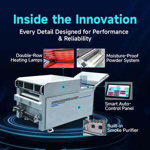 Impressora DTF Kingjet I3200 XP600 60cm com Cabeça Dupla e Polvilhador para Impressão de Transfer A1 em Camisetas - Product Image 4