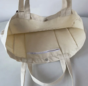 Sac de plage en toile de coton personnalisé avec logo, grand format, imprimé, écologique, recyclé, réutilisable, par sublimation - Product Image 4