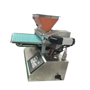 Mesin pembuat coklat atas meja kecil pabrik penyimpanan permen karet mesin cetak cetakan pengisi jeli lembut mini kecil