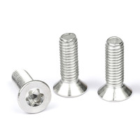 Factory Price High Precision Stainless Steel 304 M2 M2.5 M3 M3.5 M4 Flat Head CNC Insert Torx Machine Screws GB Standard Metric