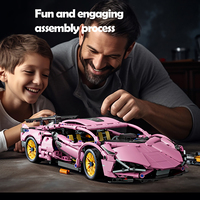Kavoworld Cyber Rambo, Kit de Construcción de Coche de Bloques de Plástico ABS, 900+ Piezas, Rompecabezas Creativo DIY para Niños