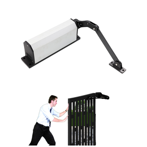 Operador de Puerta Automática Comercial para Villa, Moderno, Plateado, con Sensor de Movimiento, Diseño Impermeable, Control Remoto de 30-50M, Sin Escobillas - Product Image 1