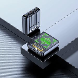 Cargador Portátil con Cable de Carga Integrado, Mini Banco de Energía de 10000mAh 20000mAh 30000mAh, Banco de Energía Universal de Alta Calidad - Product Image 1