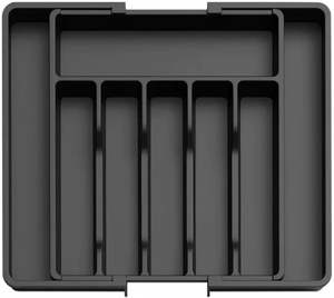 Organisateur de tiroir en plastique carré classique, idéal pour ustensiles, couverts et argenterie, support de rangement ajustable – Vente en gros à chaud - Product Image 2