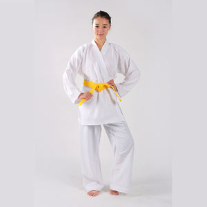 100% Kyokushinkai Karate <span class=keywords><strong>Dogi</strong></span> Dobok Kimono in tessuto Kimono Gi uniforme da Karate in tessuto con colori vivaci fabbricati abbigliamento per arti marziali - Product Image 4