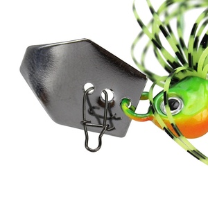 Señuelo giratorio de silicona Beardfish para cebo vivo, 7cm 10g, con anzuelo de cabeza de plomo en forma de pez - Product Image 2