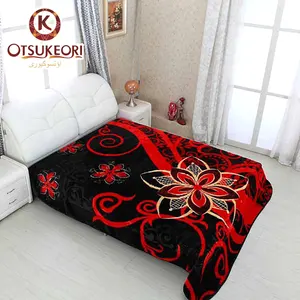 JOYDAY Arab Blanket 220x240cm 3.5kg Mink Blanket Print Super Soft Geometric 100% Polyester Winter Knitted Raschel Blanket CN;JIA