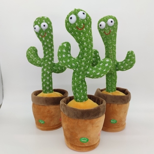 Dropshipping Tanzender Kaktus Spielzeug mit 120 Liedern, Singend, Sprechend, Aufnehmend, Wiederholend, Elektrisches Tanzendes Kaktus-Spielzeug - Product Image 2