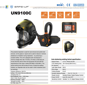 Vente en gros Soudage laser Tig <span class=keywords><strong>Mig</strong></span> protection Soudage Respirateur Casque <span class=keywords><strong>Masque</strong></span> de soudage avec ventilation d'air - Product Image 4