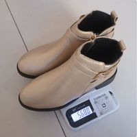 Bottines à talon bas à bout rond pour femmes européennes et américaines, taille 35-43, avec boucle de ceinture, bottines en cuir pour femmes