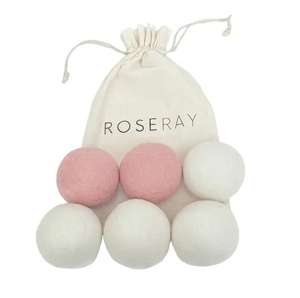 Palline per Asciugatrice in <span class=keywords><strong>Lana</strong></span> Organica Personalizzabili, Ecologiche e Riutilizzabili, <span class=keywords><strong>Ammorbidente</strong></span> per Tessuti, Dimensioni 7cm, Nuove Palline per Bucato in Sacchetto di Cotone - Product Image 6