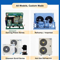 Unidad de Refrigeración Inverter de 5HP a Bajo Precio con Enfriador de Unidad para Cuarto Frío, Descongelación por Gas Caliente, Compresor Scroll, Unidad Condensadora