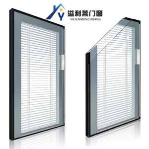 Volets horizontaux en alliage d'aluminium à double vitrage, directement de l'usine, pour portes et fenêtres d'hôtels - durables et insonorisants - Product Image 3