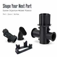 Couvre-vannes, raccords de tuyauterie et composants de contrôle des fluides en ABS et PP moulés par injection sur mesure pour applications industrielles