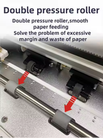 Plotter Automático de Impresión y Corte de Etiquetas QK-FC350, Máquina de Impresión y Corte de Plotter