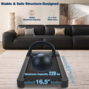 Tapis de course électrique intelligent mini pliable et portable pour la maison - Product Image 3