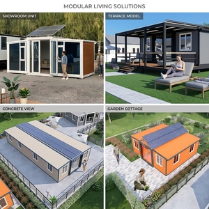 Maison conteneur extensible prête à l'emploi, maison préfabriquée modulaire avec cuisine complète et espace de vie moderne - Product Image 4