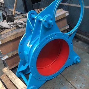Válvula de Compuerta de Cadena con Brida Ciega de Acero Fundido con Actuador Eléctrico para Gas a Alta Temperatura para Uso Industrial - Product Image 2