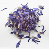 Teh Bunga Lotus Biru Kering Alami Asap Nymphaea Caerulea