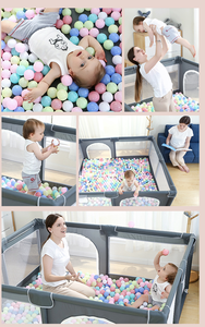 Parc de jeu robuste Vista pour bébé avec porte zippée, idéal pour l'exploration autonome et <span class=keywords><strong>le</strong></span> jeu sécurisé des tout-petits à la maison - Product Image 4