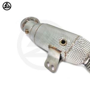 BMW G20 G22 M340i M440i 540i 740i 840i 840i X3 B58 히트 쉴드 배기 시스템을위한 하이 퀄리티 CSZ B58 다운 파이프 - Product Image 6