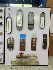 Nuevo 2026 RFQprint Placa <span class=keywords><strong>de</strong></span> Puerta Iluminada Moderna Verificada para Hotel con Señalización <span class=keywords><strong>Exterior</strong></span>, Interruptor Táctil y Funciones DND MUR - Product Image 5