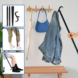 Zapatos Camisa y <span class=keywords><strong>pantalones</strong></span> Vestidor Ayudante Stick Vestidor Ayuda Calzador de plástico de <span class=keywords><strong>mango</strong></span> largo Productos personalizados para ancianos - Product Image 6