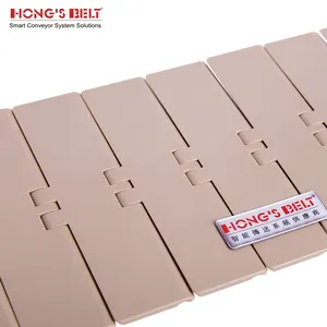 Ленточный конвейер Hongsbelt 820-K600, пластиковая плоская настольная цепь для конвейера