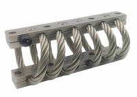 Amortisseur industriel pour systèmes de guidage naval, absorption des chocs et des vibrations aérospatiales, accessoires pour machines-outils en fil d'acier inoxydable