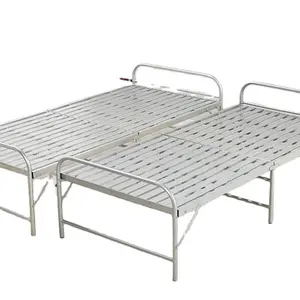 Metal Foundation Folding Bed Wholesale Bedroom Furniture Steel Frame Metal Single Folding Bed