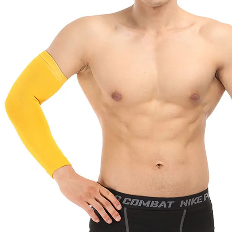 Thể thao Spandex chạy cánh tay tập thể dục nén UV bảo vệ cánh tay tay áo cho đi xe đạp