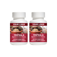Capsules de Triphala, complément alimentaire à base de plantes avec Belleric Myrobalan et Chebulic Myrobalan, soutien à la digestion, au côlon et au système immunitaire