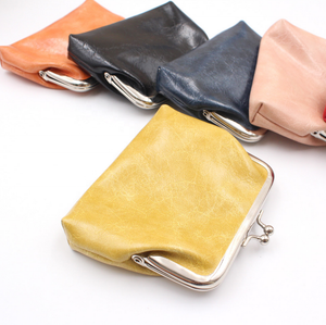 Женские короткие кошельки Творческий портативный из искусственной кожи 4-дюймовый клатч маленький кошелек для монет губная помада для хранения бумажник Зажим с пряжкой - Product Image 4