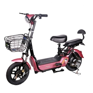 Bicicleta Eléctrica Económica de Litio y Plomo-Ácido de 350W 48V 12A con Funciones Digitales Inteligentes, Biplaza y Autonomía de 50km - Product Image 4