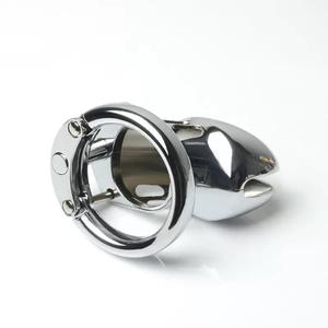 Erkekler için farklı büyüklükte bekaret kafesleri ile yüksek kaliteli Metal bekaret kilidi seks oyuncakları yetişkin kullanımı - Product Image 3