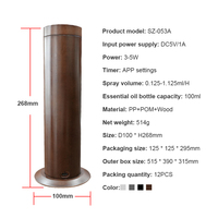 Diffuseur d'arômes commercial intelligent à faible bruit avec contrôle par application, grande capacité 100 ml, vente en gros