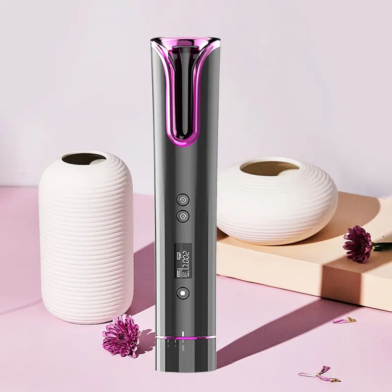 hot selling products Wireless automatic hair curler Auto Curling Iron Rotating Portable Cordless Automatic Hair Curler