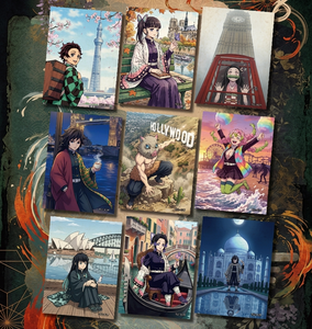 Affiche d'art d'anime japonais, carte à collectionner, boîte mystère de la mythologie étoilée, figurine d'action, jeu de table, impression couleur intégrale - Product Image 4