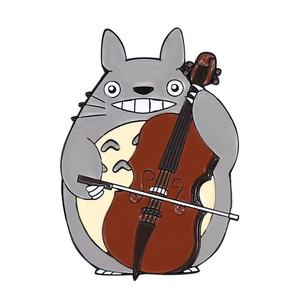 Broches Personalizados <span class=keywords><strong>de</strong></span> Saxofón, Violonchelo, Trompeta y Piano, Broches <span class=keywords><strong>de</strong></span> Esmalte <span class=keywords><strong>de</strong></span> Totoro Orchestra, Insignias <span class=keywords><strong>de</strong></span> Solapa, Regalo Musical Divertido <span class=keywords><strong>de</strong></span> Dibujos Animados para Niños y Amigos - Product Image 6