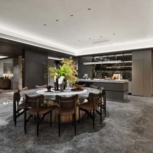 Diseño Completo de Muebles de Cocina, Personalización de Cocina Moderna, Gabinete de Cierre Suave, Aluminio, Acero Inoxidable, Cocina Impermeable - Product Image 6