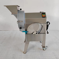 Commerciële milieuvriendelijke roestvrijstalen 1500W motor multifunctionele wortelgroente-aardappel-ui-friet snijmachine